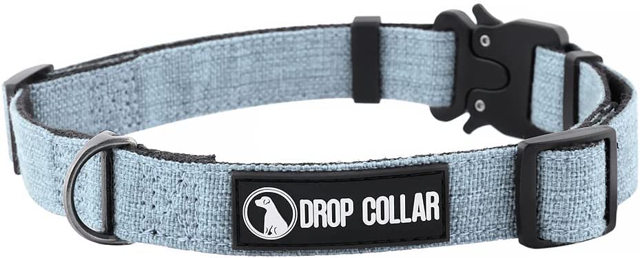 Drop Collar Natural Material Easy One Click Adjustable Dog Collar