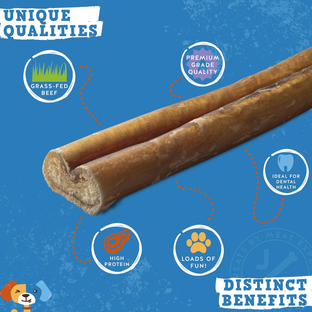 Jack & Pup 6 Inch Odor Free Bully Sticks - Standard Single Piece