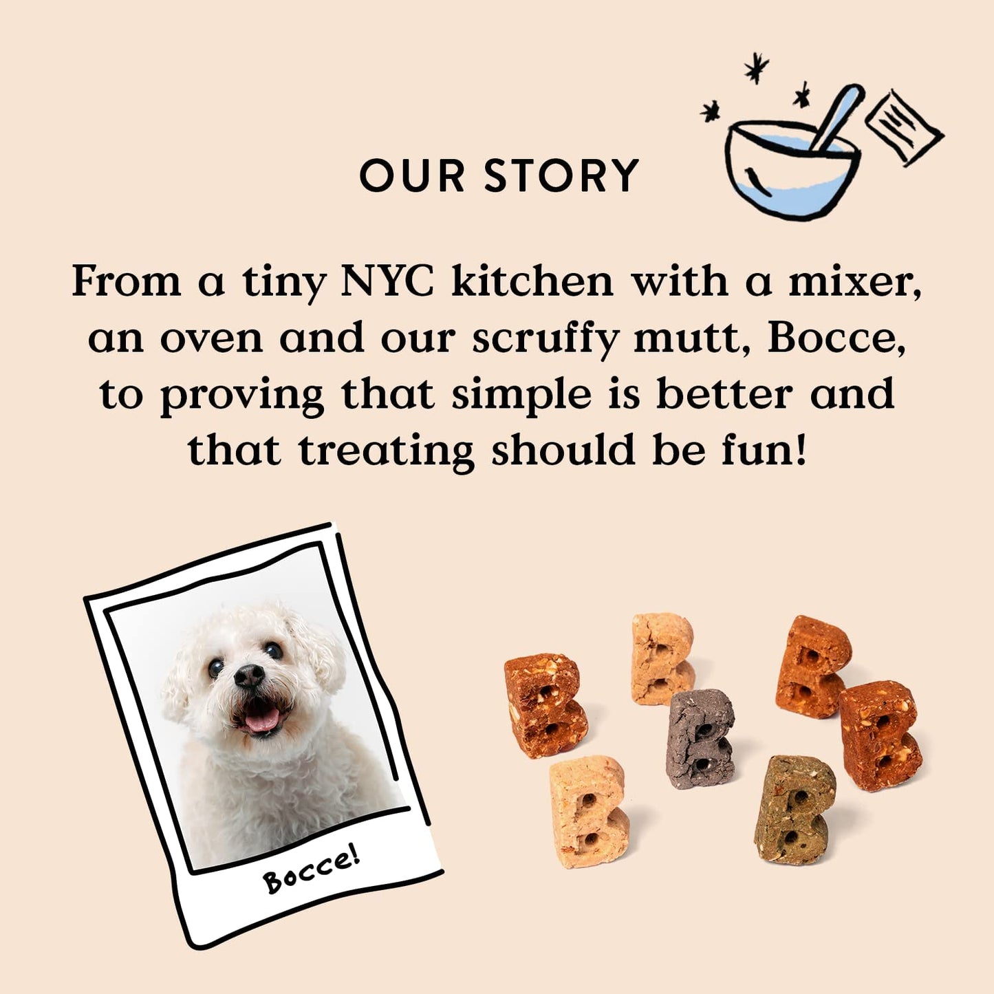 Bocce’s Bakery Birthday Cake Dog Treats All-Natural Peanut Butter Vanilla Biscuits