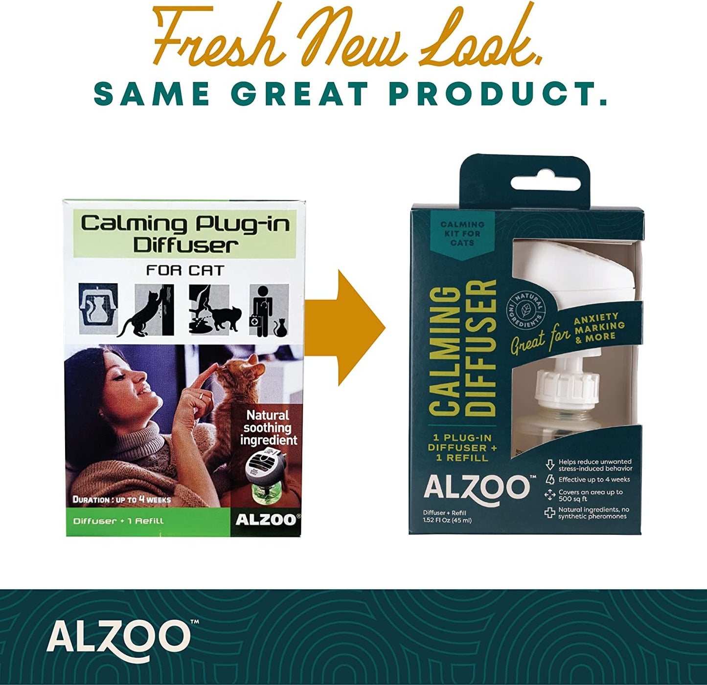 ALZOO All Natural Calming Plug-in+Refill for Cats