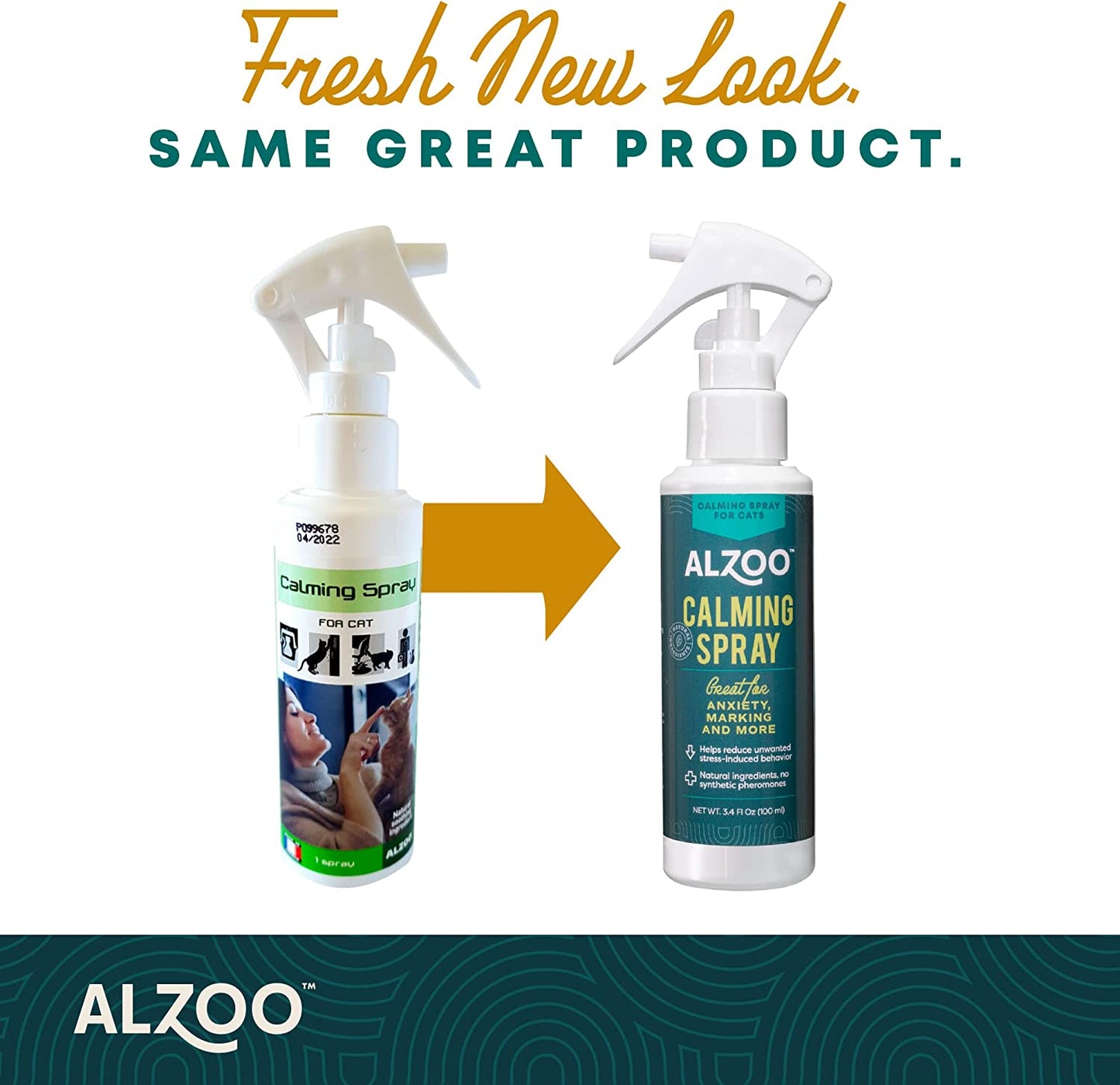 ALZOO All Natural Calming Spray for Cats