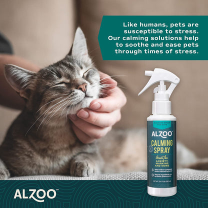 ALZOO All Natural Calming Spray for Cats