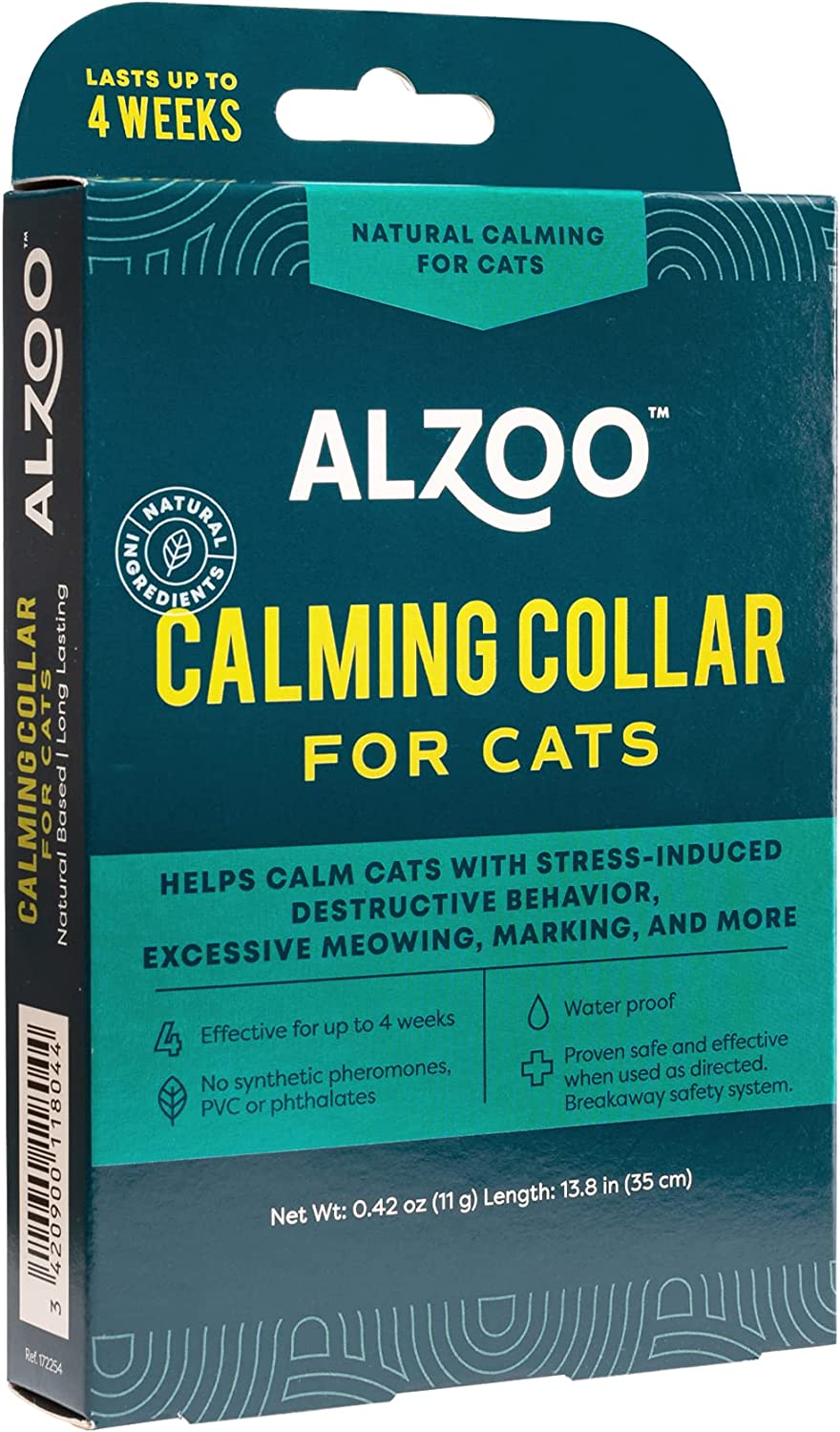 ALZOO All Natural Calming Collar for Cats