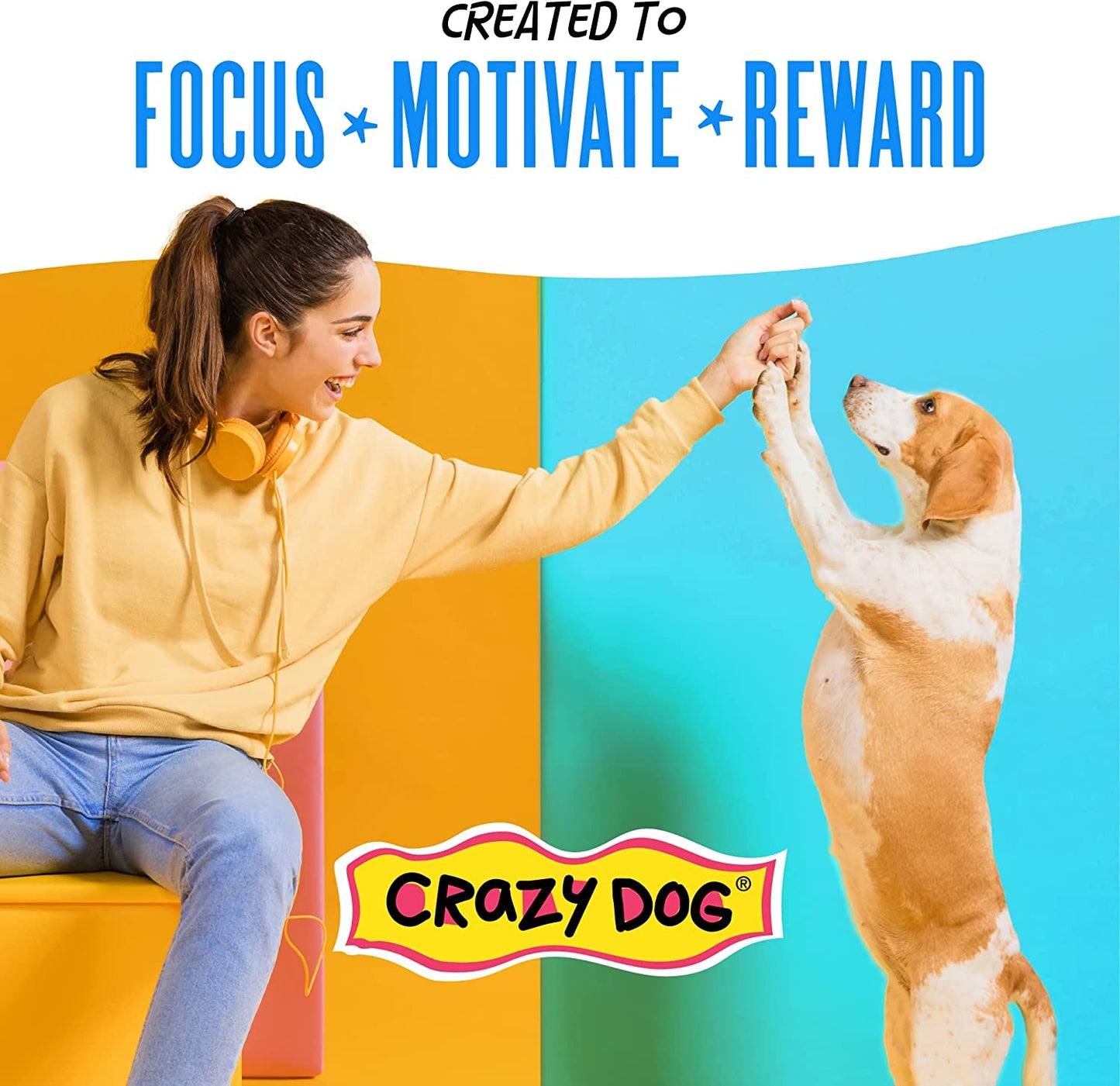 Crazy Dog Train-Me Training Rewards For Dogs, Bacon, 4-Ounce