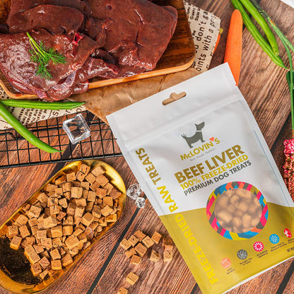 McLovin's Freeze-Dried Premium Dog Treats Beef Liver 4 oz