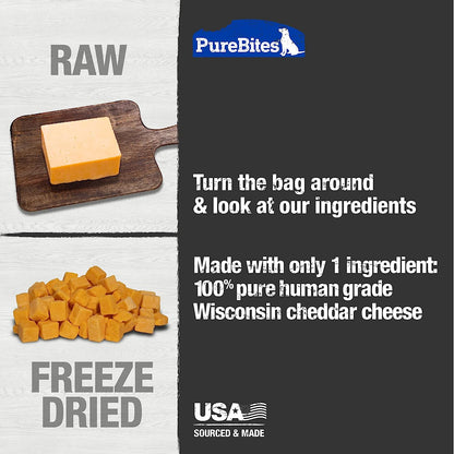 PureBites Cheddar Cheese Freeze-Dried Dog Treats