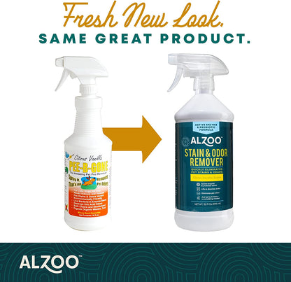 ALZOO Stain and Odor Remover Spray Citrus Vanilla