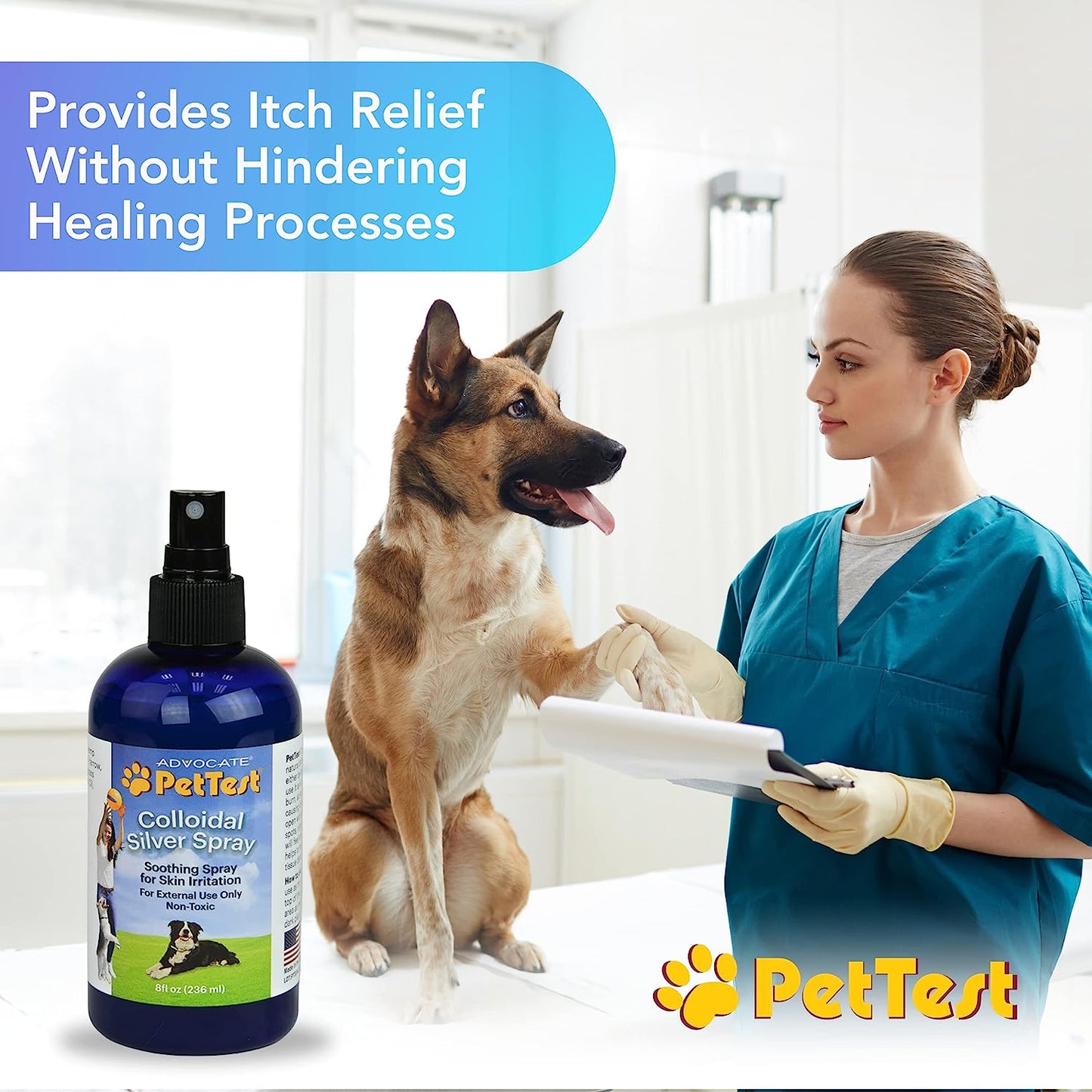 PetTest Colloidal Silver Spray for Dogs