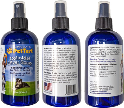 PetTest Colloidal Silver Spray for Dogs