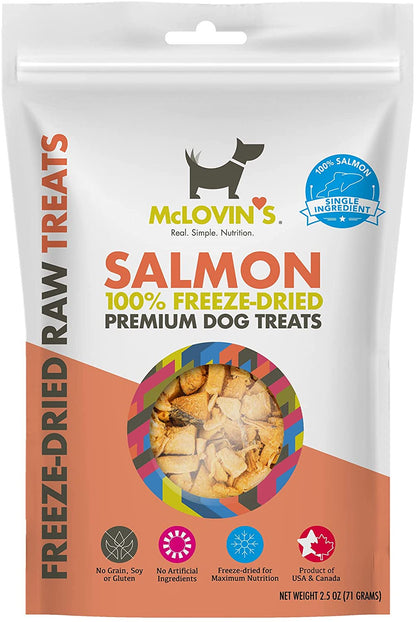 McLovin's Freeze-Dried Premium Dog Treats Salmon 2.5 oz