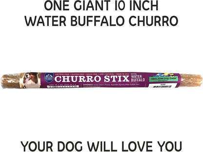 Himalayan Pet Supply Churro Stix Water Buffalo 10 in.