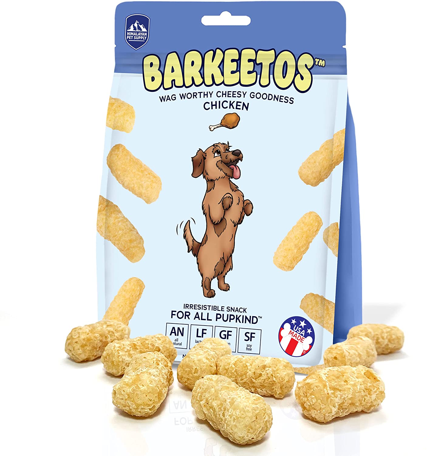 Himalayan Pet Supply Barkeetos Chicken Dog Treats