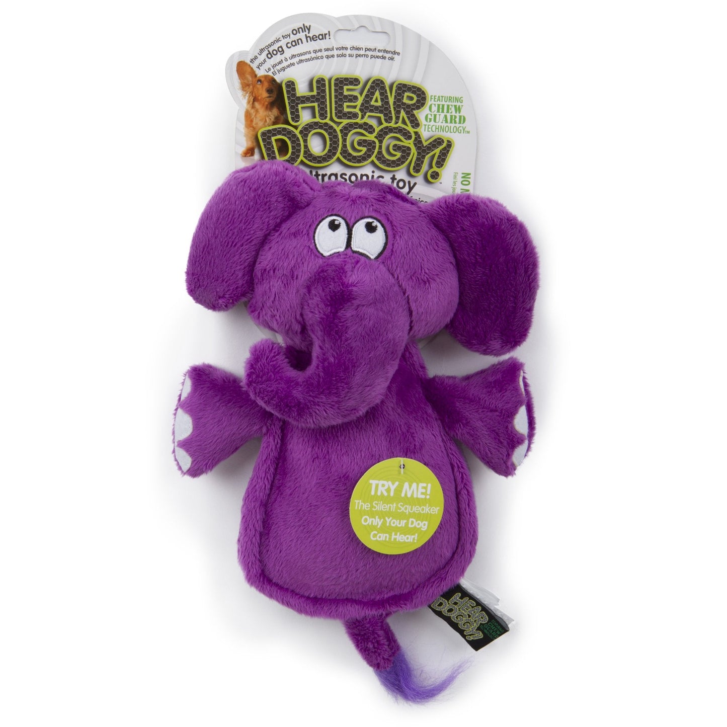 Hear Doggy Flatties Ultrasonic Silent Squeaker Dog Toy