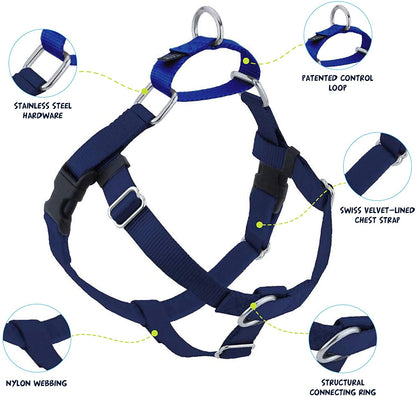 Freedom No-Pull Dog Harness Navy