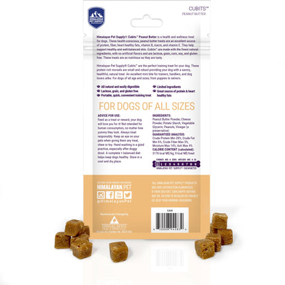 Himalayan Pet Supply Health and Wellness Cubits with Peanut Butter