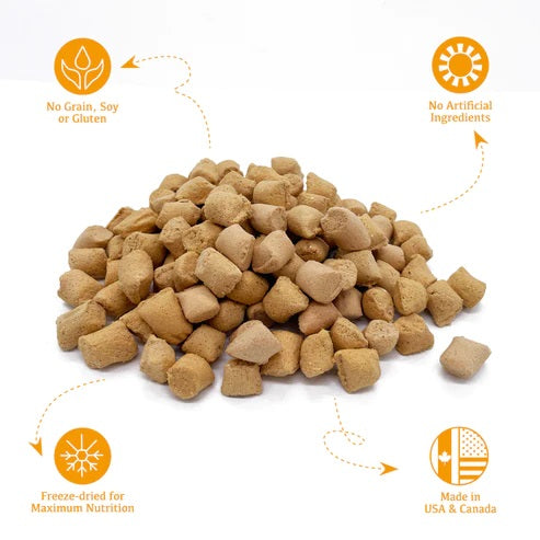 Fur Valley Pet Co. Freeze-Dried Chicken Treats for Cats and Dogs