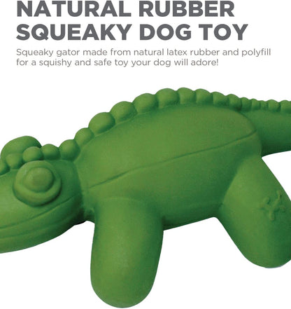 Charming Pet Latex Rubber Gator Balloon Squeaky Dog Toy