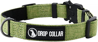 Drop Collar Natural Material Easy One Click Adjustable Dog Collar