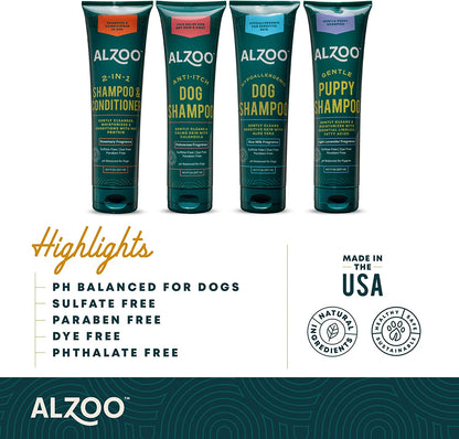 ALZOO Hypoallergenic Shampoo for Dogs 8 oz.