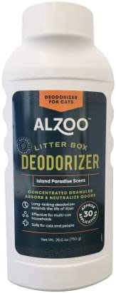 ALZOO Litter Box Deodorizer for Cats - Island Paradise 26oz.