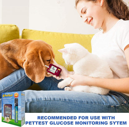 PetTest Twist Top Lancets 21G for Dogs and Cats for use with PetTest Diabetes Glucose Monitoring System (50 Lancets)