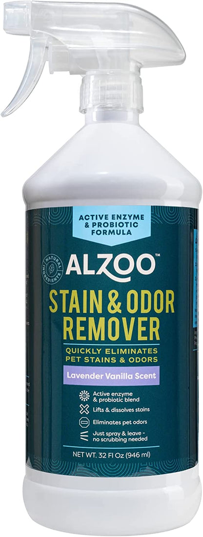 ALZOO Stain & Odor Remover Spray Lavender Vanilla