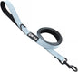 Drop Collar Natural Material Leash with Sleek D-Ring for Accessories & Soft Padded Gel Handle for Comfort (Long)