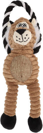 WOOZAPET Rope Dog Toy with Combination of Plush Stuffed Animal