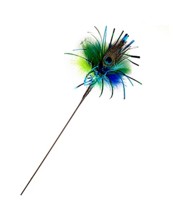 Go Cat 18" Peacock Sparkler Cat Toy