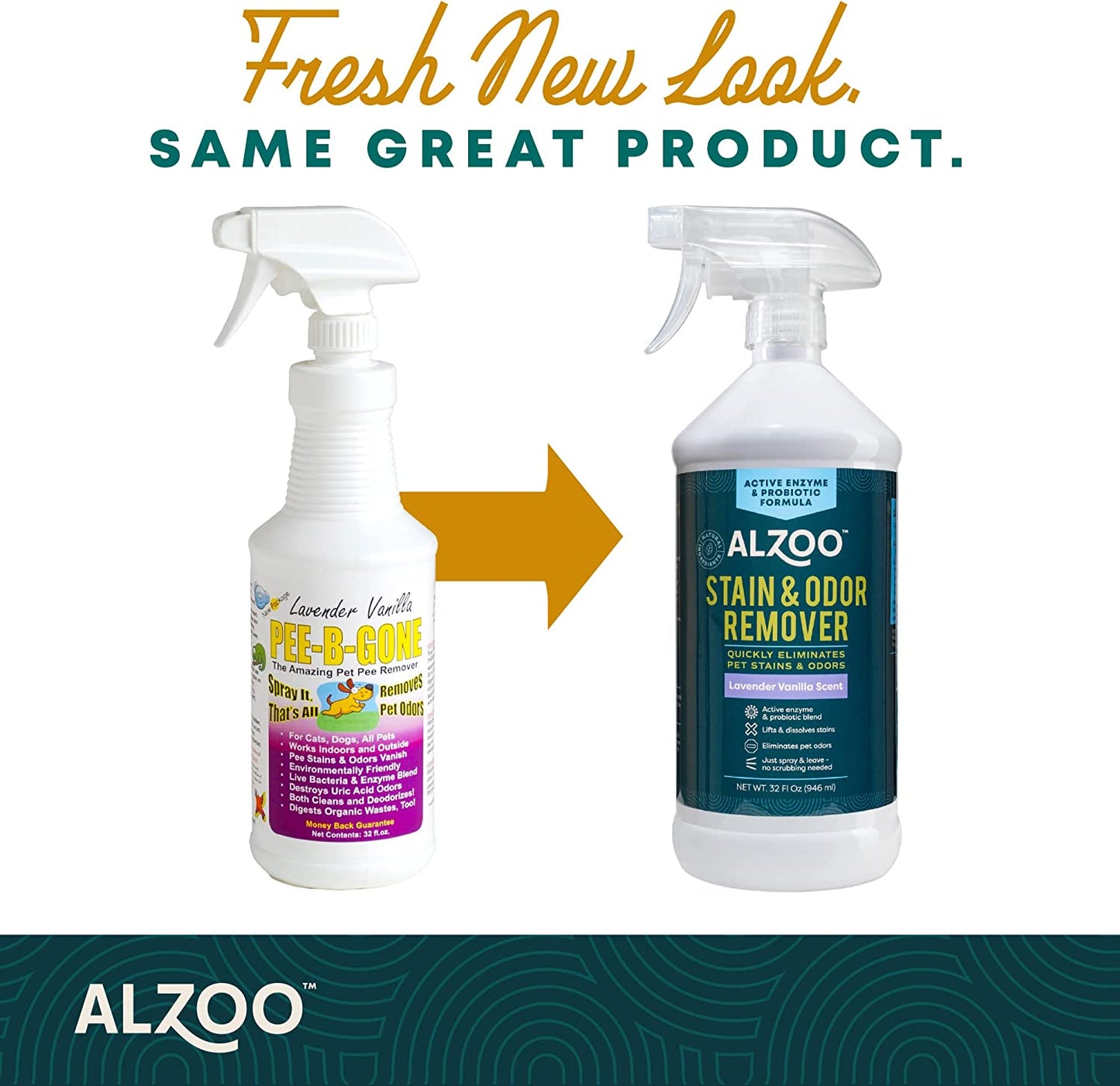 ALZOO Stain & Odor Remover Spray Lavender Vanilla