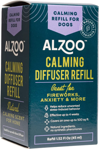 ALZOO All Natural Calming Diffuser Refill for Dogs