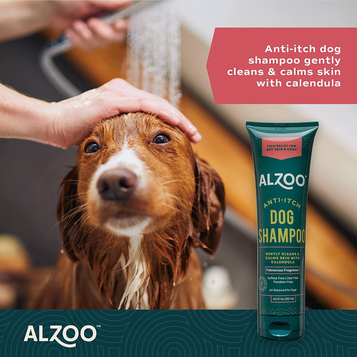 ALZOO Anti-Itch Shampoo for Dogs 8 oz.