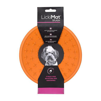 LickiMat Splash, Dog Slow Feeder Bowls Lick Mat