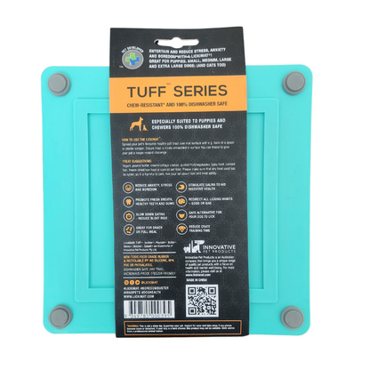 LickiMat Tuff Buddy, Heavy-Duty Dog Slow Feeder Lick Mat