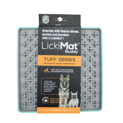 LickiMat Tuff Buddy, Heavy-Duty Dog Slow Feeder Lick Mat