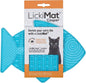 LickiMat Casper, Fish-Shaped Cat Slow Feeder Lick Mat